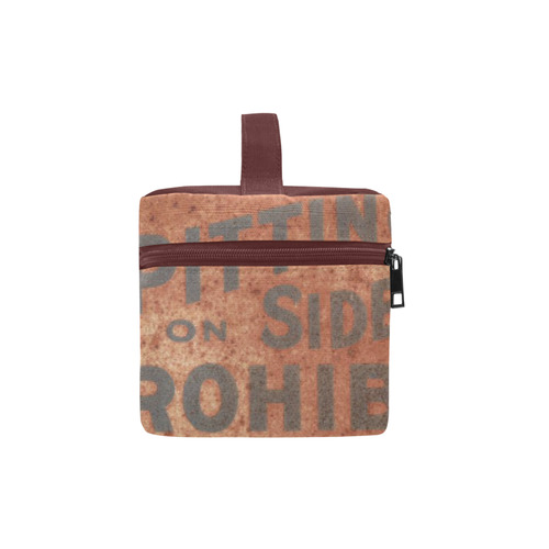 Spitting prohibited, penalty, photo Cosmetic Bag/Large (Model 1658)