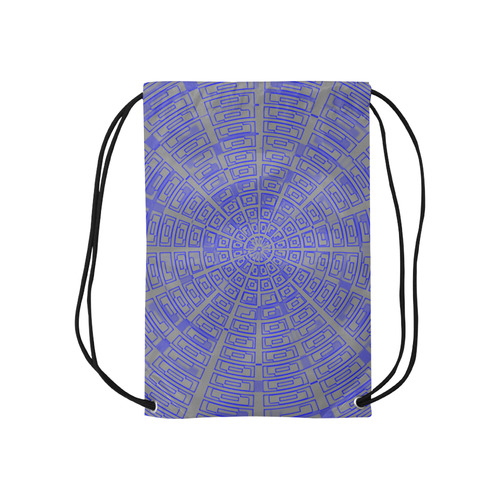 Time Travel - Space Void Pattern Small Drawstring Bag Model 1604 (Twin Sides) 11"(W) * 17.7"(H)