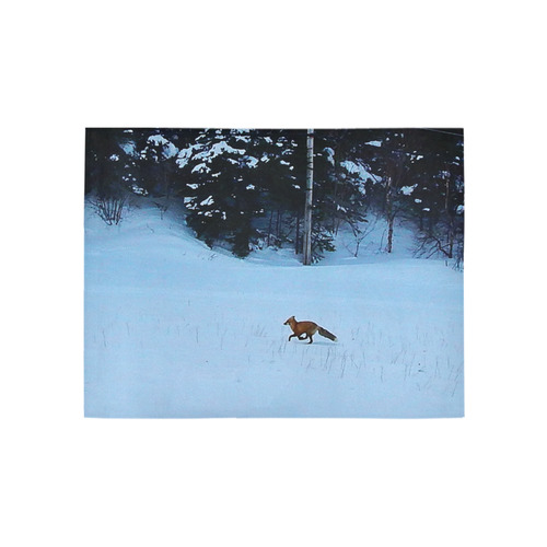 Fox on the Run Area Rug 5'3''x4'