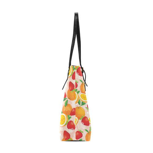 Strawberry Orange Hearts Fruit Pattern Euramerican Tote Bag/Small (Model 1655)