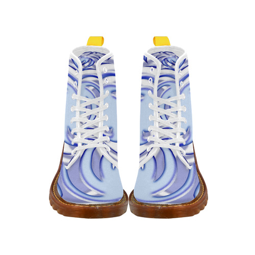 3-D Blue Ball Martin Boots For Women Model 1203H