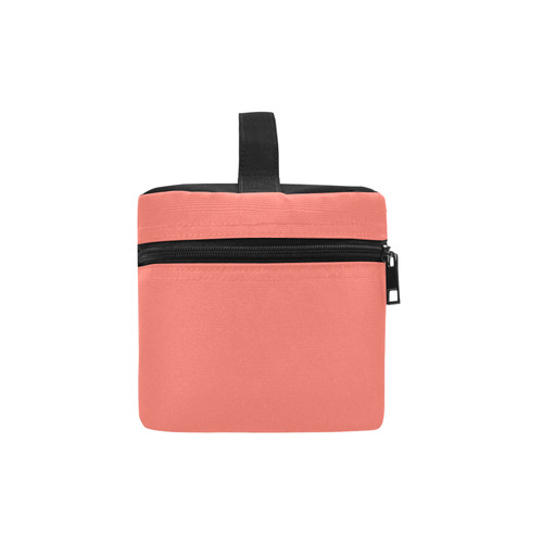 Peach Echo Cosmetic Bag/Large (Model 1658)