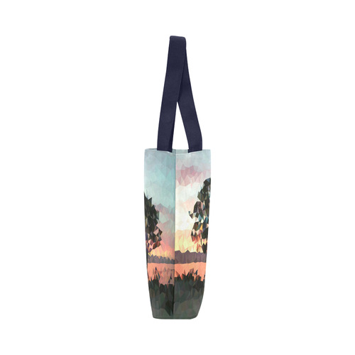 Late Lake, low poly Canvas Tote Bag (Model 1657)
