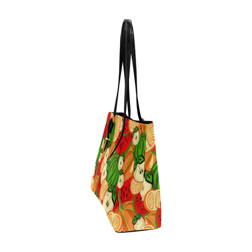 Colorful Fruit Pattern with Watermelon Euramerican Tote Bag/Large (Model 1656)