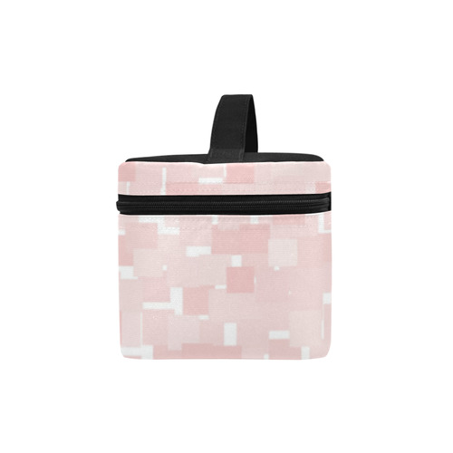 Rose Quartz Pixels Cosmetic Bag/Large (Model 1658)