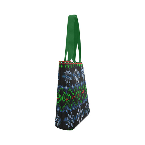 Ugly Christmas Sweater Knit, Christmas Canvas Tote Bag (Model 1657)