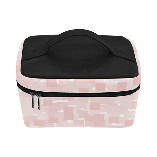 Rose Quartz Pixels Cosmetic Bag/Large (Model 1658)