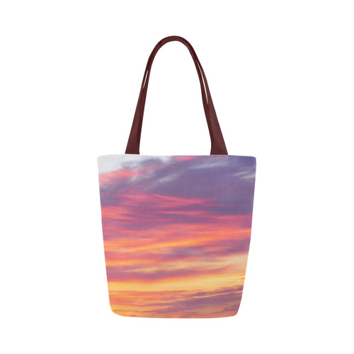 Fire in the sky photo Canvas Tote Bag (Model 1657)