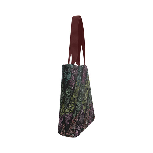 3D Psychedelic pastel Canvas Tote Bag (Model 1657)