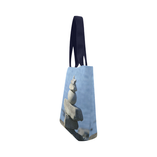 Tranquility - Stone on Stone photo Canvas Tote Bag (Model 1657)