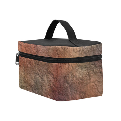 Earth Tones Abstract Cosmetic Bag/Large (Model 1658)