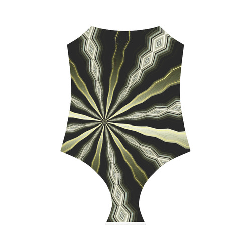 LEMON N BLACK Strap Swimsuit ( Model S05)