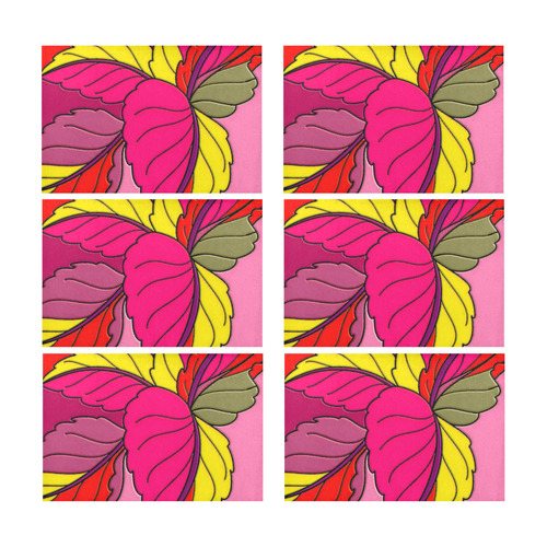 Blatt by Popart Lover Placemat 12’’ x 18’’ (Six Pieces)