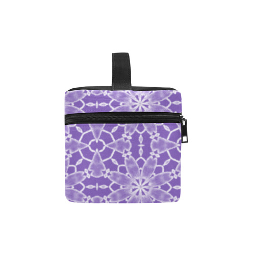 Sexy Purple Lace Cosmetic Bag/Large (Model 1658)