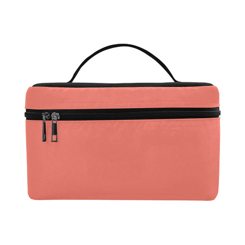 Peach Echo Cosmetic Bag/Large (Model 1658)