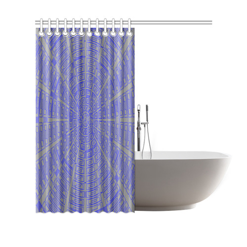 Time Travel - Space Void Pattern Shower Curtain 69"x70"