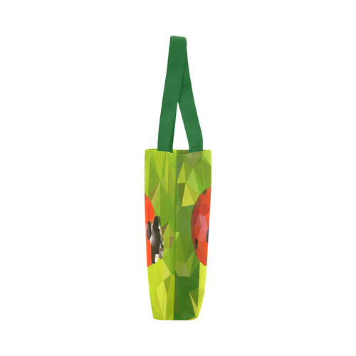 Lady Bug, low poly Canvas Tote Bag (Model 1657)