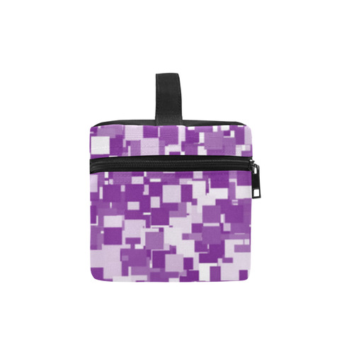 Winterberry Pixels Cosmetic Bag/Large (Model 1658)