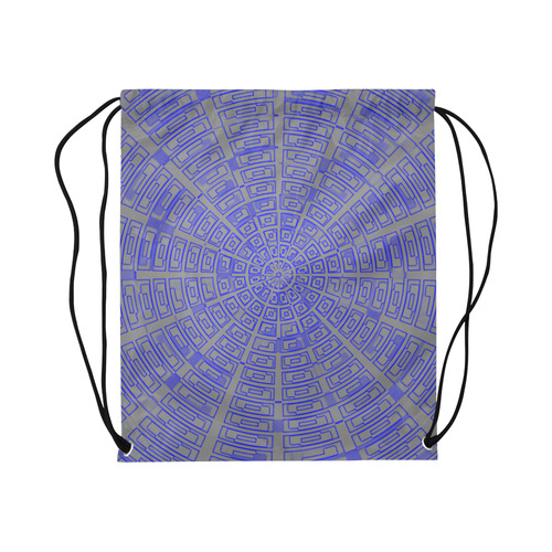 Time Travel - Space Void Pattern Large Drawstring Bag Model 1604 (Twin Sides)  16.5"(W) * 19.3"(H)