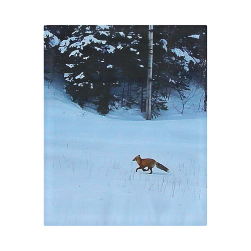 Fox on the Run Duvet Cover 86"x70" ( All-over-print)