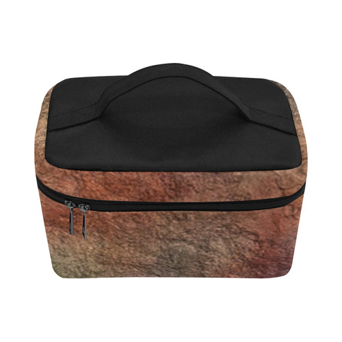 Earth Tones Abstract Cosmetic Bag/Large (Model 1658)