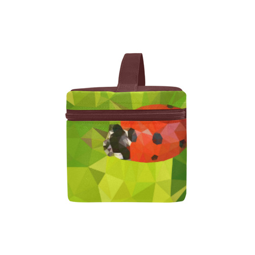 Lady Bug, low poly Cosmetic Bag/Large (Model 1658)