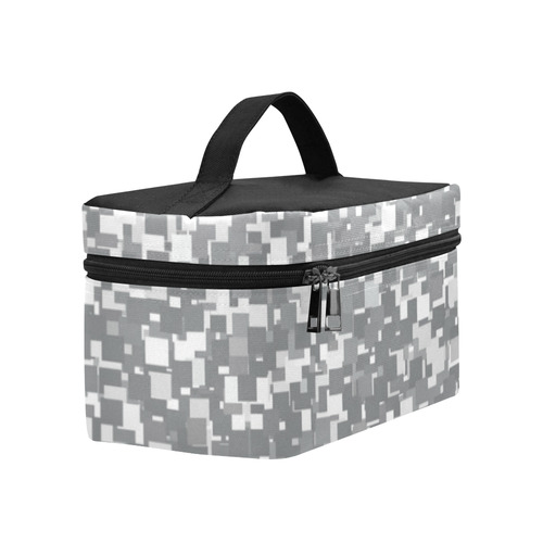 Sharkskin Pixels Cosmetic Bag/Large (Model 1658)