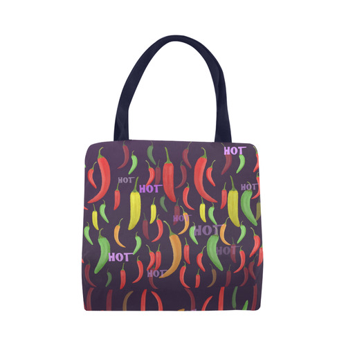 Hot Peperoni, chilli Canvas Tote Bag (Model 1657)