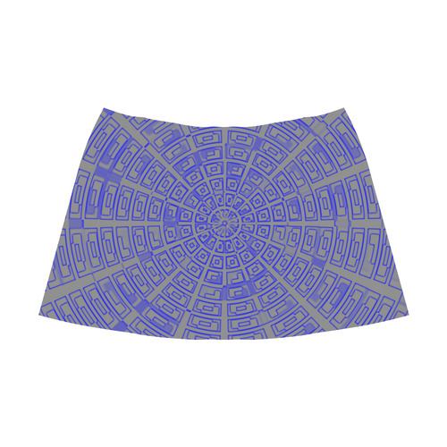 Time Travel - Space Void Pattern Mnemosyne Women's Crepe Skirt (Model D16)