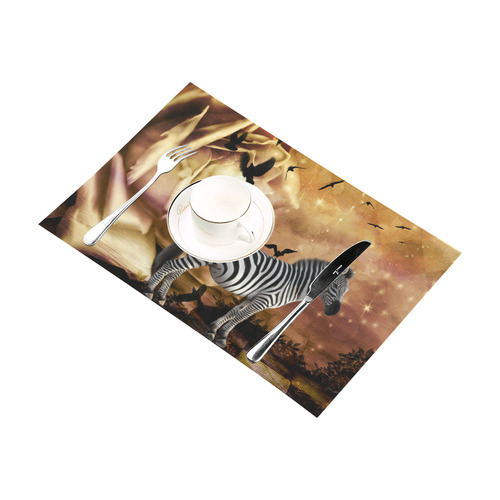 Wonderful zebra Placemat 12’’ x 18’’ (Set of 4)