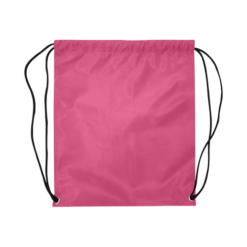 Raspberry Sorbet Large Drawstring Bag Model 1604 (Twin Sides)  16.5"(W) * 19.3"(H)