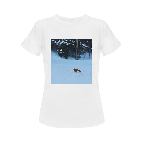 Fox on the Run Women's Classic T-Shirt (Model T17）