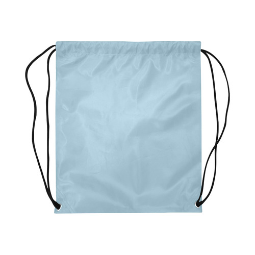 Aquamarine Large Drawstring Bag Model 1604 (Twin Sides)  16.5"(W) * 19.3"(H)