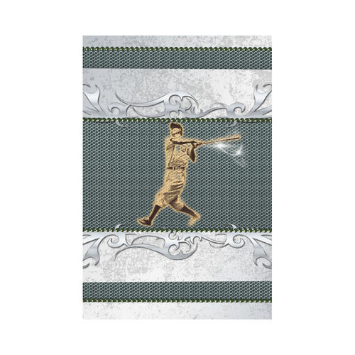 Baseball player Garden Flag 12‘’x18‘’（Without Flagpole）
