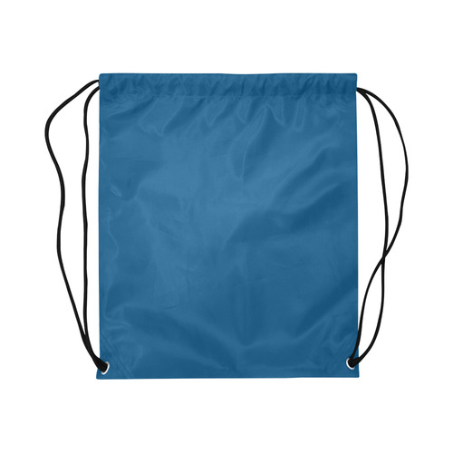 Snorkel Blue Large Drawstring Bag Model 1604 (Twin Sides)  16.5"(W) * 19.3"(H)