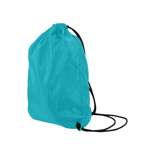 Scuba Blue Large Drawstring Bag Model 1604 (Twin Sides)  16.5"(W) * 19.3"(H)