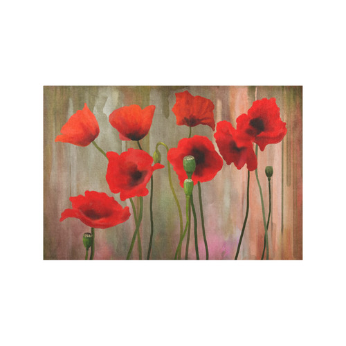 Poppies Placemat 12’’ x 18’’ (Four Pieces)