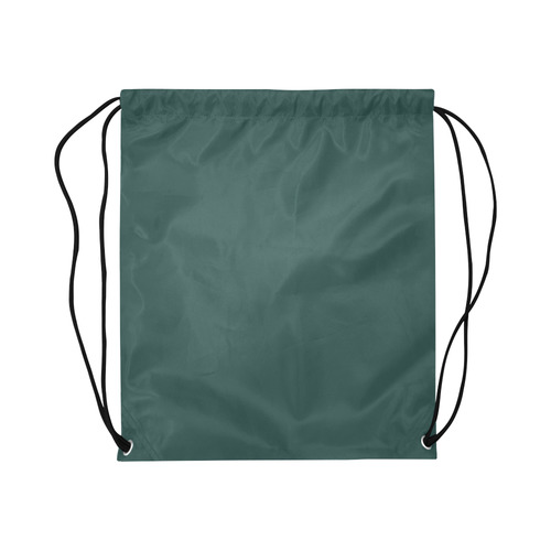 June Bug Green Large Drawstring Bag Model 1604 (Twin Sides)  16.5"(W) * 19.3"(H)