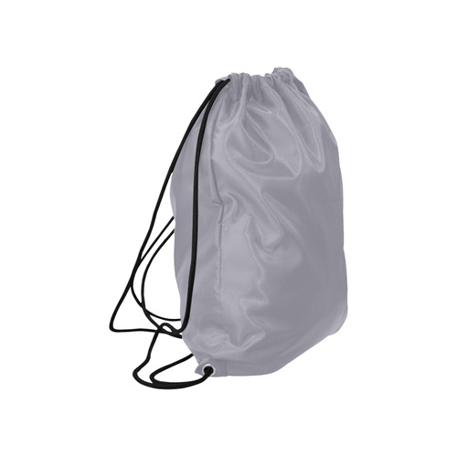 Lilac Gray Large Drawstring Bag Model 1604 (Twin Sides)  16.5"(W) * 19.3"(H)