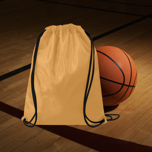 Butterscotch Large Drawstring Bag Model 1604 (Twin Sides)  16.5"(W) * 19.3"(H)