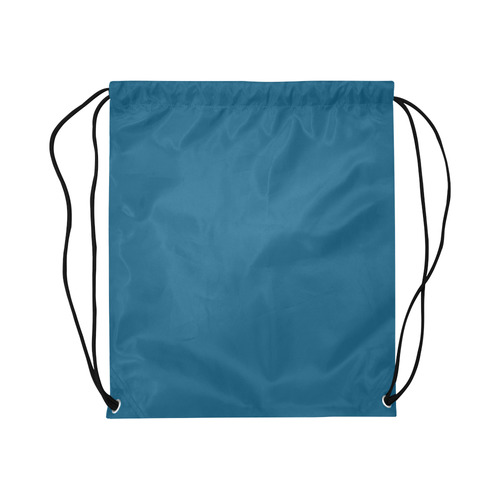 Blue Sapphire Large Drawstring Bag Model 1604 (Twin Sides)  16.5"(W) * 19.3"(H)