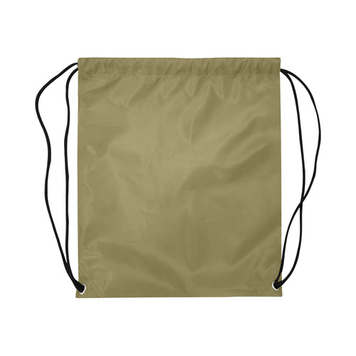 Green Moss Large Drawstring Bag Model 1604 (Twin Sides)  16.5"(W) * 19.3"(H)