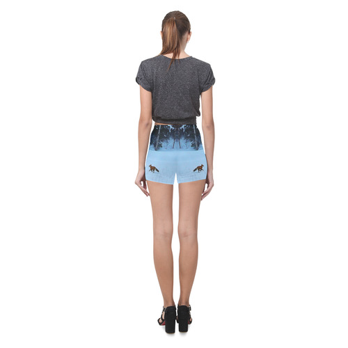 Fox on the Run Briseis Skinny Shorts (Model L04)