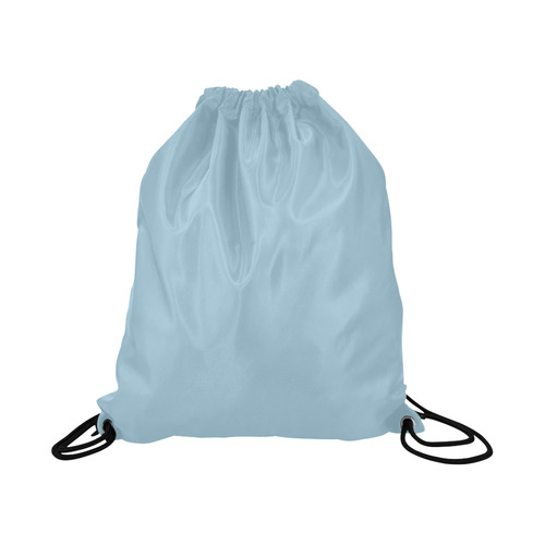 Aquamarine Large Drawstring Bag Model 1604 (Twin Sides)  16.5"(W) * 19.3"(H)