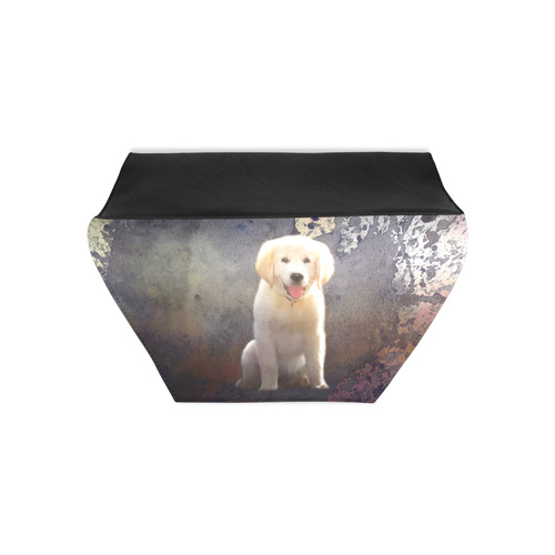 A cute painting golden retriever puppy Clutch Bag (Model 1630)