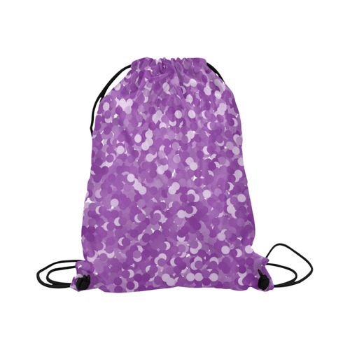 Winterberry Polka Dot Bubbles Large Drawstring Bag Model 1604 (Twin Sides)  16.5"(W) * 19.3"(H)