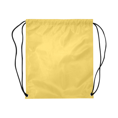 Primrose Yellow Large Drawstring Bag Model 1604 (Twin Sides)  16.5"(W) * 19.3"(H)