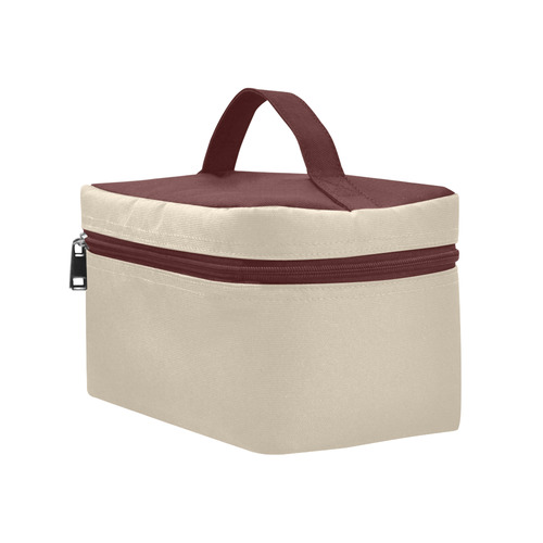 Frosted Almond Cosmetic Bag/Large (Model 1658)