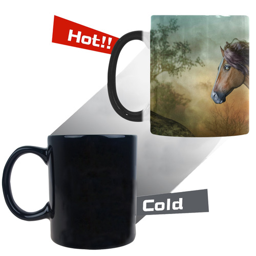 Wonderful running horse Custom Morphing Mug