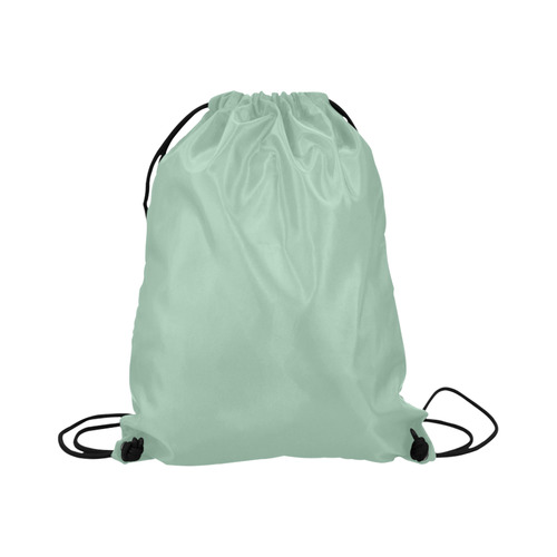 Grayed Jade Large Drawstring Bag Model 1604 (Twin Sides)  16.5"(W) * 19.3"(H)